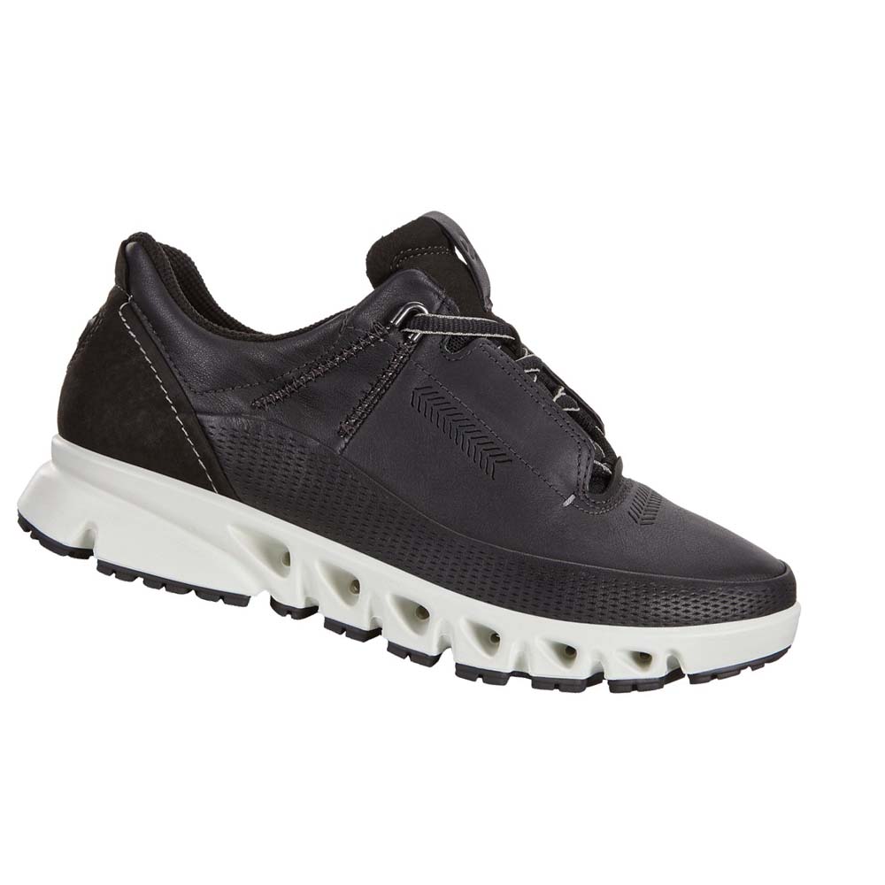 Women\'s Ecco Multi-vent Outdoor Sneakers Black | Canada 226XYU